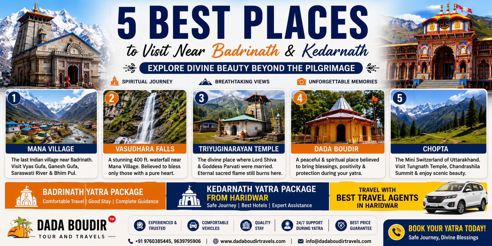 best places to visit near badrinath and kedarnath dham