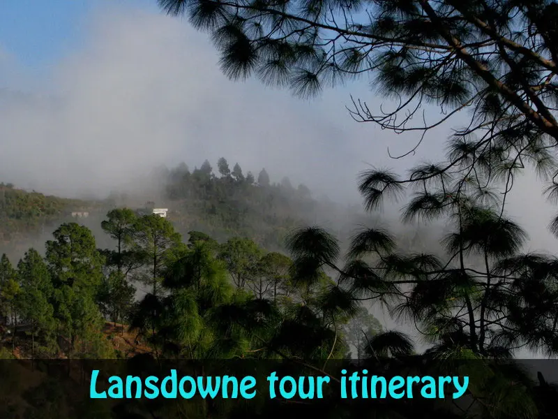 Lansdowne tour itinerary