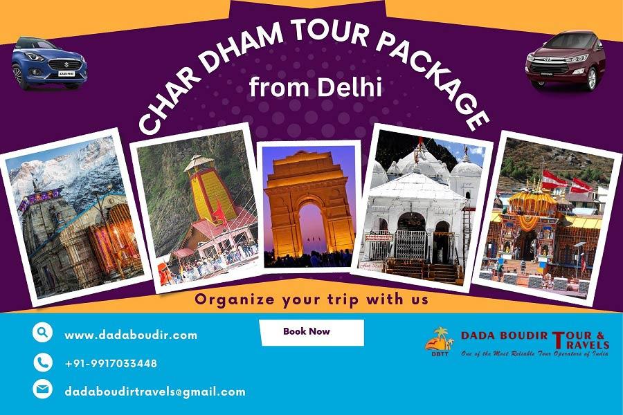 Char Dham tour package from Delhi