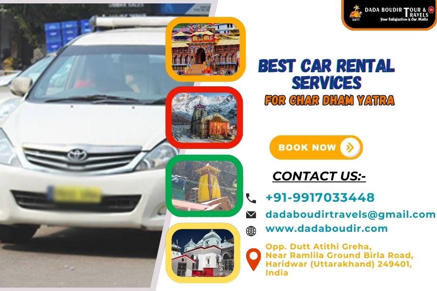 Best car rental services for Char Dham Yatra