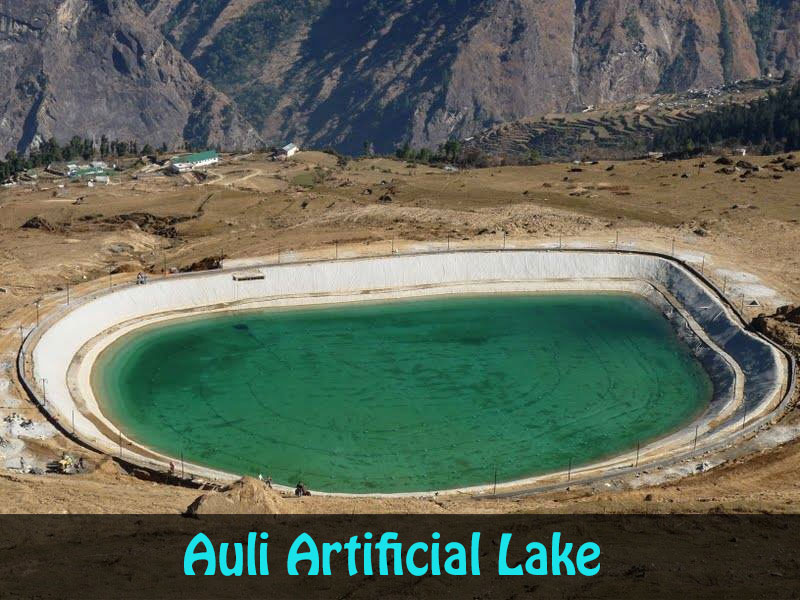 Auli-Artificial-Lake- Uttarakhand tourist Spot