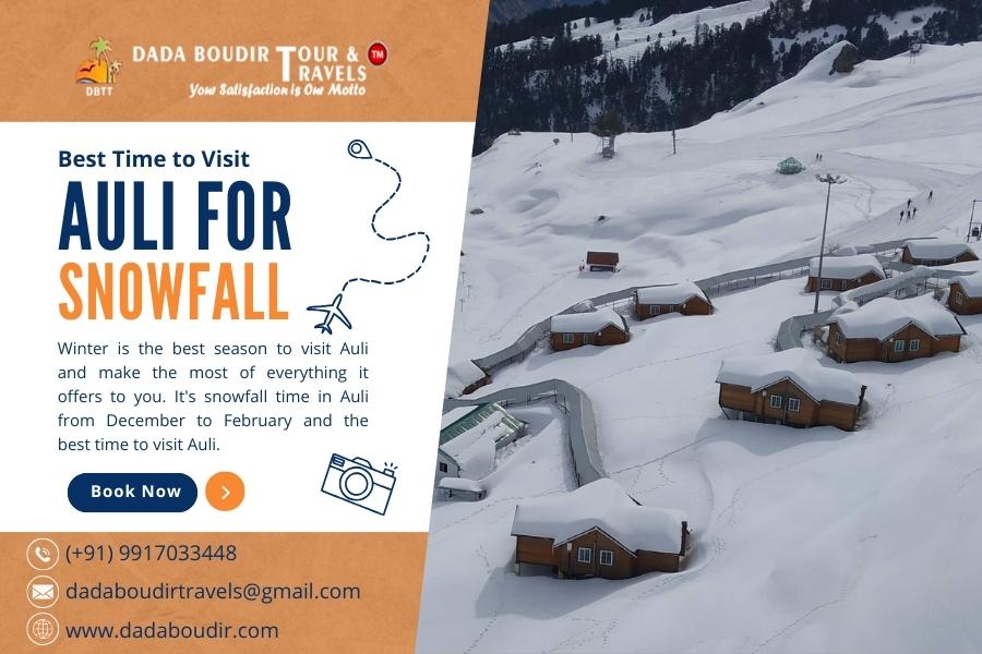 Best Time to Visit Auli for Snowfall