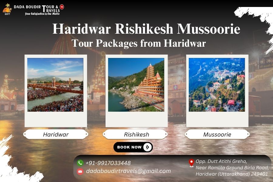 Haridwar Rishikesh Mussoorie Tour Packages from Haridwar